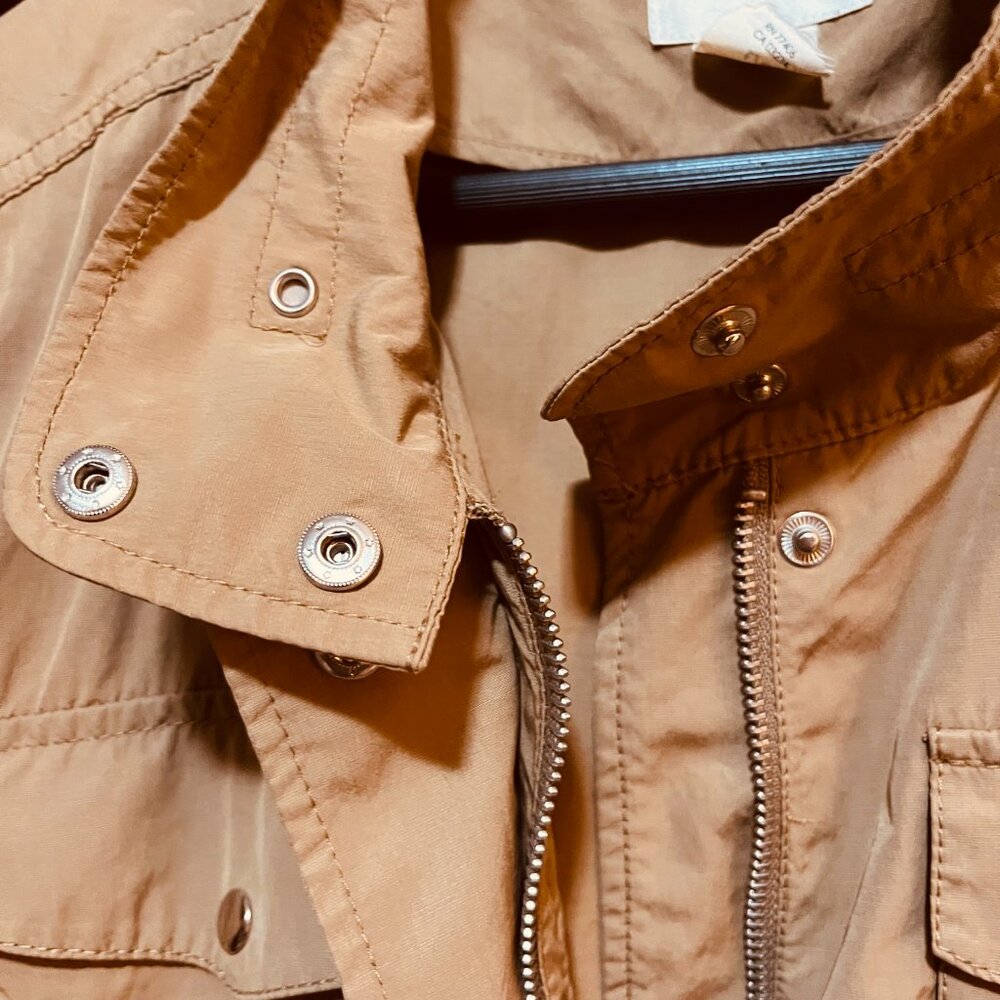 Club Monaco Women's Utility Jacket in Tan Sz L